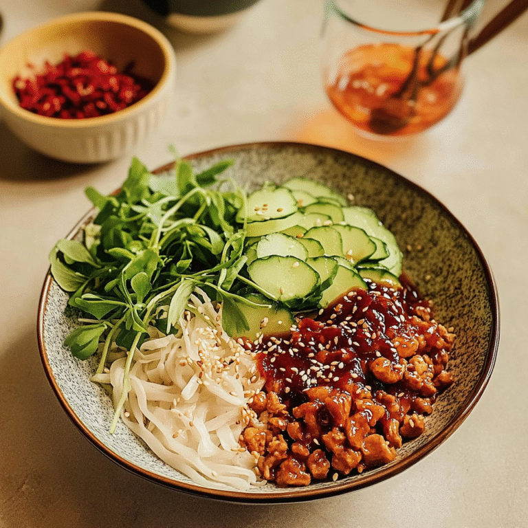 Utrolig asiatisk bowl med kjøttdeig – fantastisk smakopplevelse