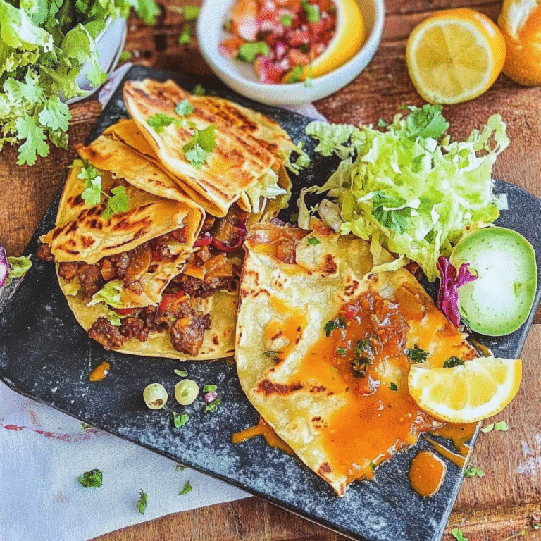 Fantastisk birria taco med sideflesk for en utrolig opplevelse