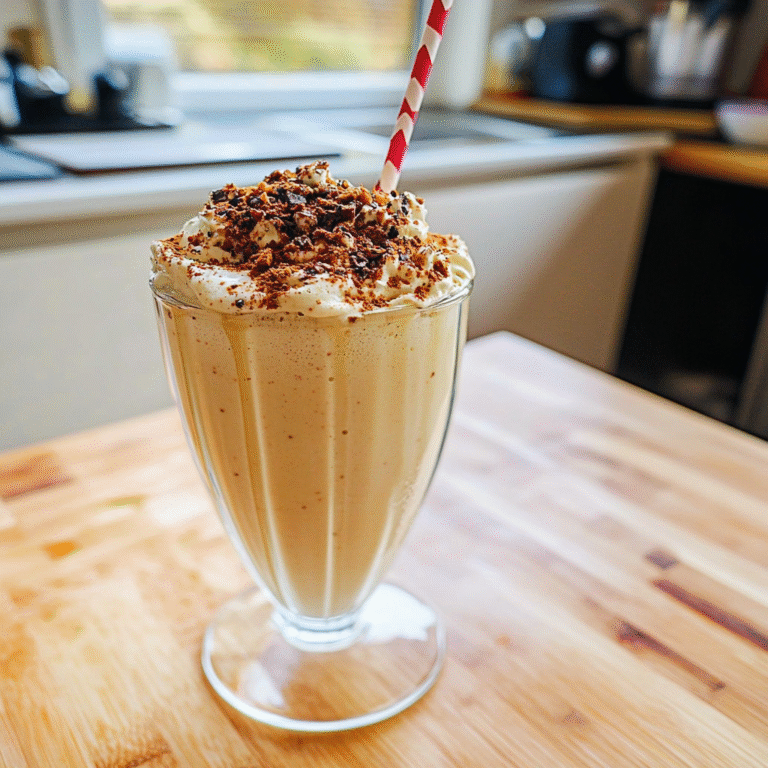 Fantastisk milkshake med ostekake for en utrolig opplevelse