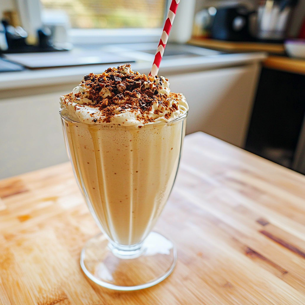 Fantastisk milkshake med ostekake for en utrolig opplevelse