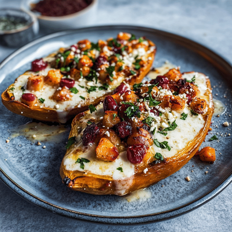 Ovnsbakte søtpoteter med kikerter og feta – utrolig deilig rett