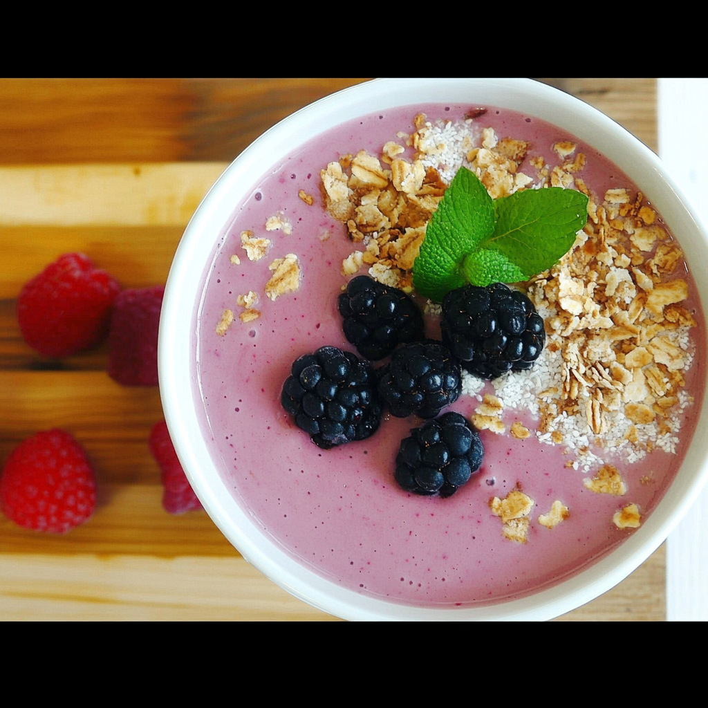 Fantastisk smoothie med skogsbær og havre – utrolig god frokost