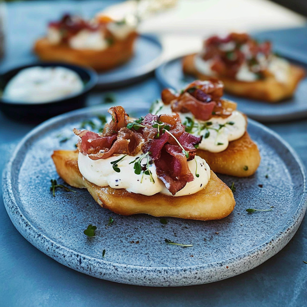 Fantastisk tapasbrød med fenalår – en uimotståelig festmat