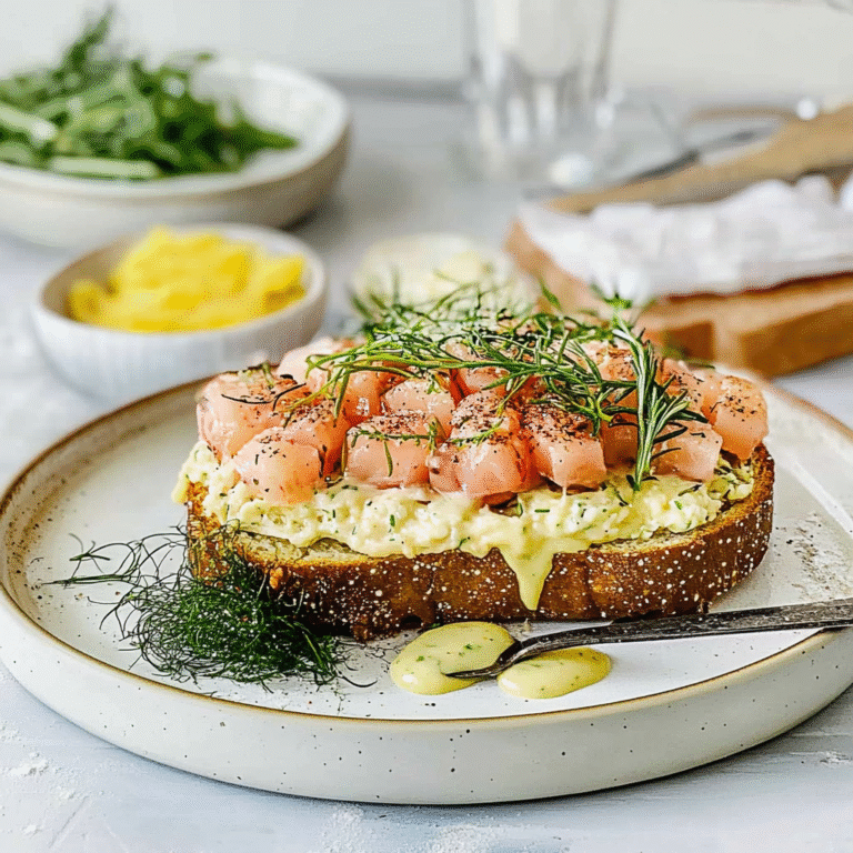 Deilig rekesmørbrød med sitron og agurk – en fantastisk smakopplevelse